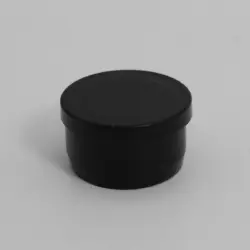 7/8" 20 Gauge Round Black Poly Insert  1137-5
