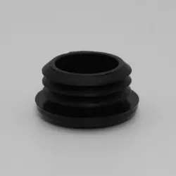 1-1/2" 10-12 Gauge Round Black Poly Insert Glide  Insert Section Fins Od 1.29-1.31" 1226-U-2
