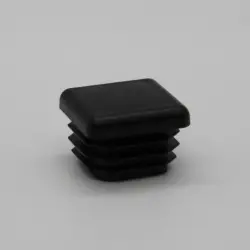 7/8" 14-20 Gauge Square Black Poly Insert Glide  Insert Fins Od 0.81" 1244-U-19