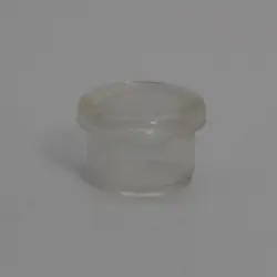 3/4" 16 Ga Rd Clear Polypropylene Insert Glide  Insert Section Od 0.625" - 0.63 1115-C-8