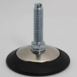  3/8-16 X 1-1/2" STUD W/HEX Adjustable Non-Skid Glide | 7661-6S-B-67