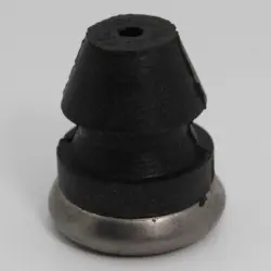 Cushioned Plug Glide To Fit A 5/8" Hole 15/16" Od Stainless Steel Base 9905