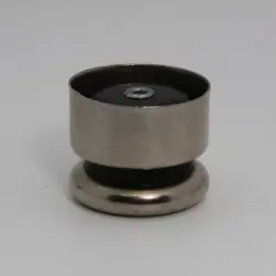 1" 16-18 Gauge Round Cushioned Glide 6872-67