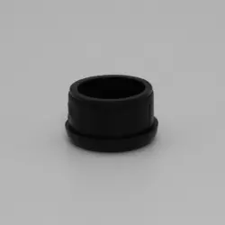 7/8" 18 Gauge Round Black Hdpe Insert Glide  Insert Section Ribs Od 0.79-0.80" 1135-6