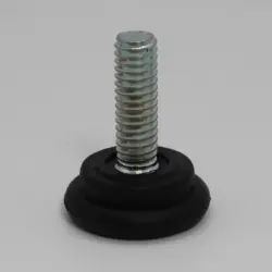  5/16-18 X 1" STUD CUSHIONED Adjustable Glide | 7612-5-B02-55