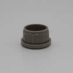 7/8" 16 Gauge Round Light Gray Hdpe Insert Glide  Matte Finish 1130-Lg-70