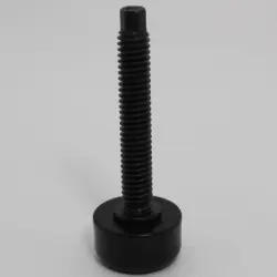  5/16-18 X 2" BLK ZINC STUD WITH HEX ON TOP Adjustable Glide | 7603-5BHXT-B-1