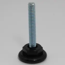  1/4-20 X 1-1/2" STUD CUSHIONED Adjustable Glide | 7614-4HX-NB-24