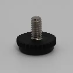  1/4-20 X 1/2" STAINLESS STEEL STUD Adjustable Glide | 7680-875F-4SS-B02-24